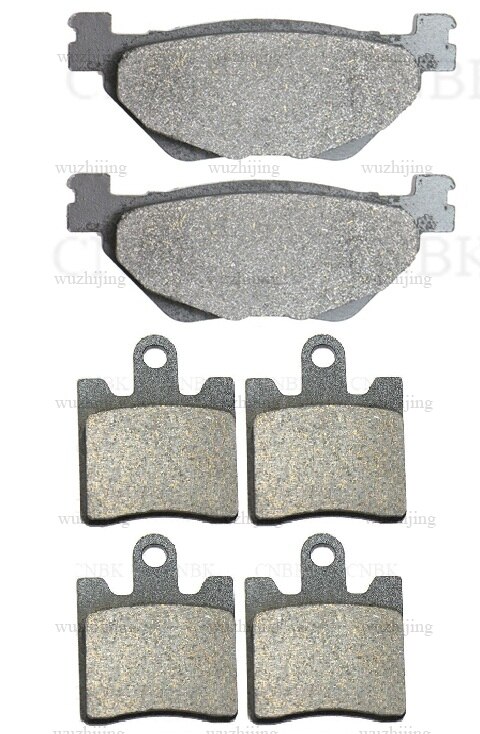 Pastiglie freno in forma per YAMAHA FJR 1300 UN ABS (06-17) XV 1900 UN mezzanotte stella (13-15) Anteriore Posteriore