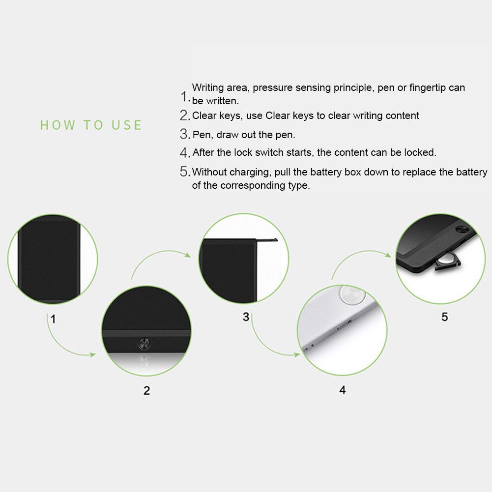 8.5inch LCD Writing Tablet Drawing Handwriting Pad Graphic Board Pen Kids