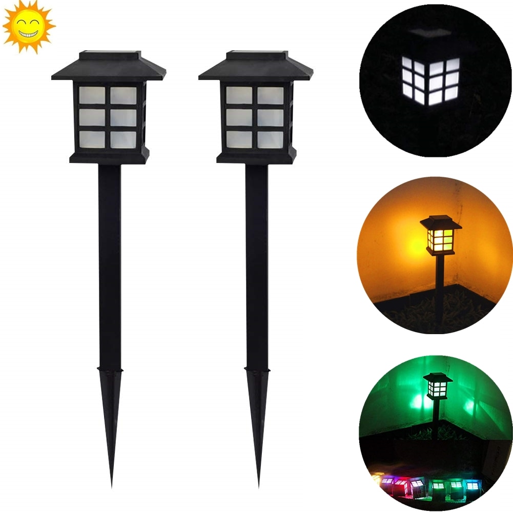 La voie solaire allume les lumières actionnées solaires extérieures de jardin de LED pour la pelouse, Patio, cour, passerelle, allée (blanc, blanc , coloré)