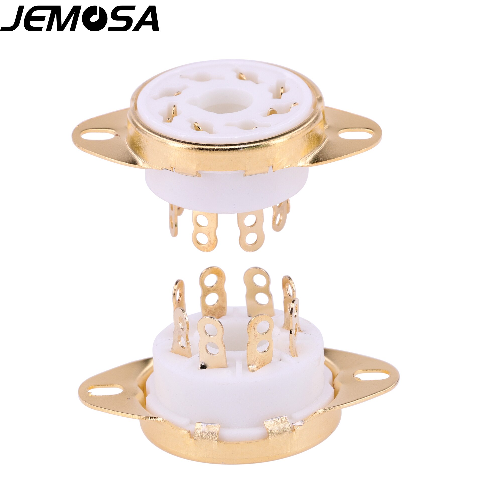 10 pz ceramica 8pin presa tubo GZC8-Y-6 presa tubo elettronico KT88 6SN7 6V6 6L6 EL34 6N8P tubo a vuoto amplificatore Audio HIFI fai da te