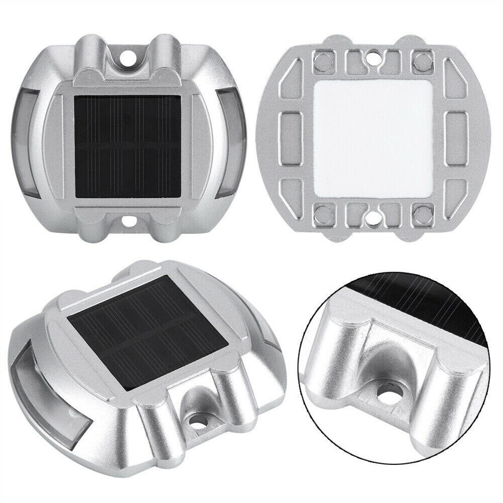 Solar- wiederaufladbare druckguss Aluminium Spitze sicherheit licht Straße Zucht Pflaster draussen Auffahrt Weg Garten Garten Schritt Lampen