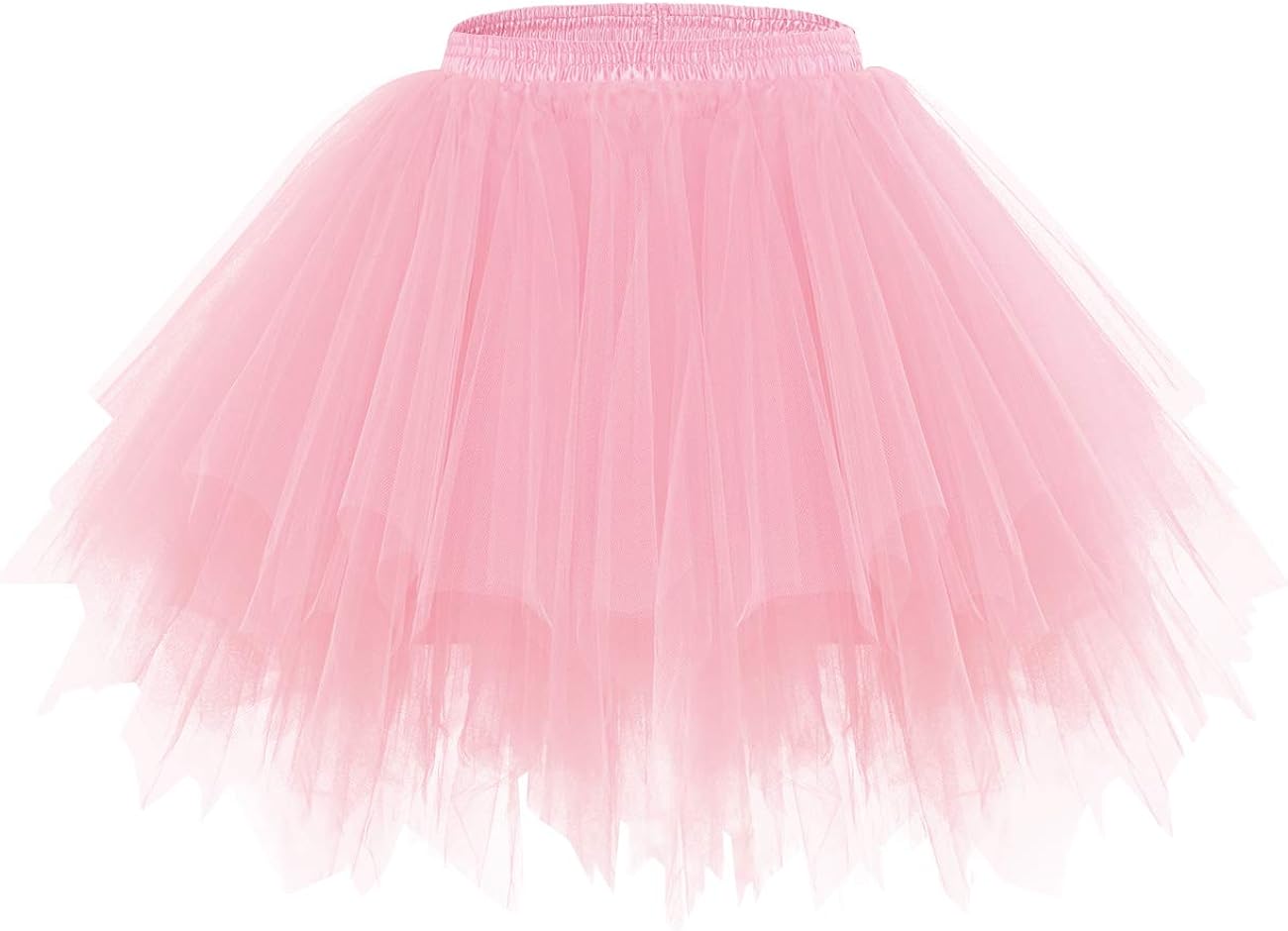 Robe de princesse femme fille Ballet Halloween noël luxe Tutu Tulle Midi robe courte rétro Ballet bulle danse robe Cospla: S / Rose