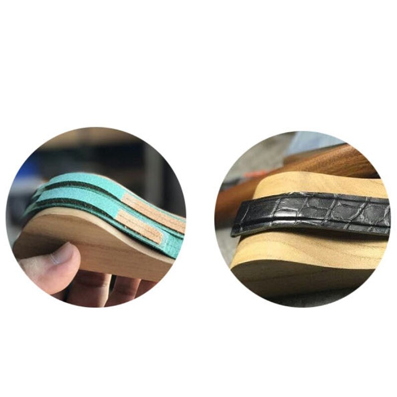 Handmade Leather Tools Strap Bending Tools Bending Molding Tools Elm Fine Waxed Polished Grinding Beech for Watch Belt