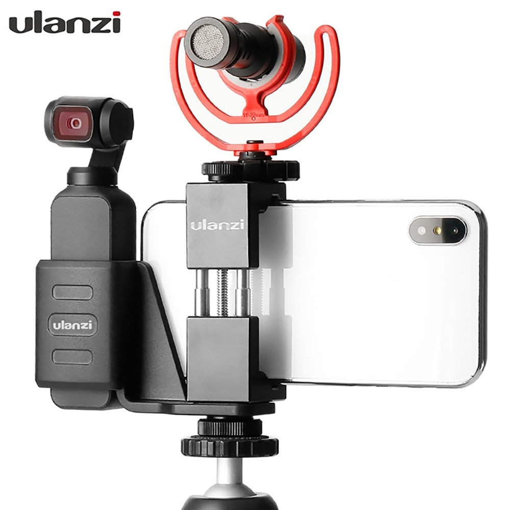 Support de support de téléphone portable de poche DJI OSMO avec support de chaussure froide micro accessoires de caméra de poche OSMO