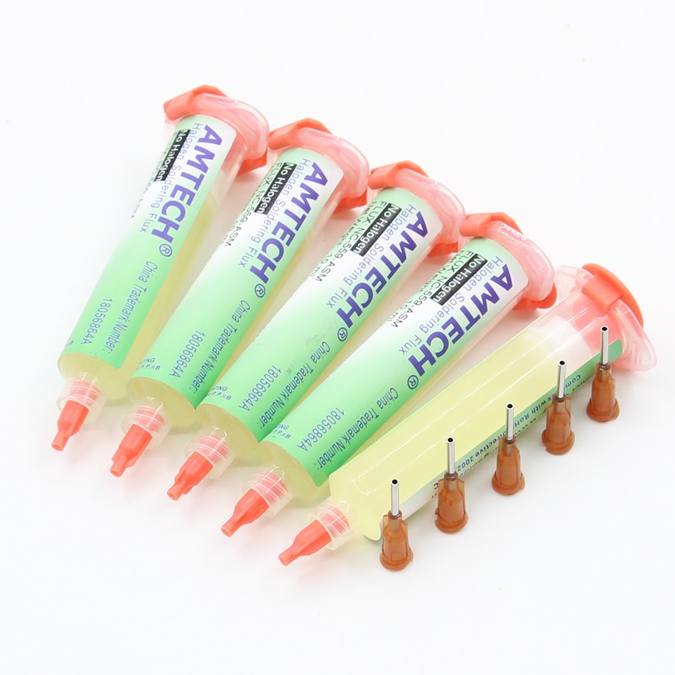 100% Amtech NC-559-ASM Flux Reiniging-Gratis Lage Rook Bga Soldeerstation Veelgebruikte 559 Flux