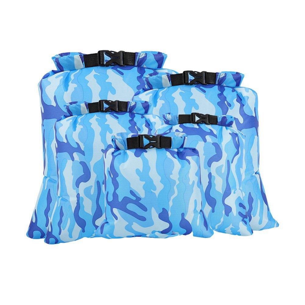 5 Stks/set Waterdichte Zwemmen Tas Dry Sack Camouflage Kleuren Vissen Varen Kajakken Opslag Drifting Rafting Bag: C