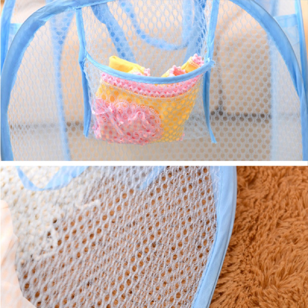 2pcs Laundry Hamper Practical Useful Foldable Clothes Hamper Clothes Basket for Home Outdoor Camping College Dorm