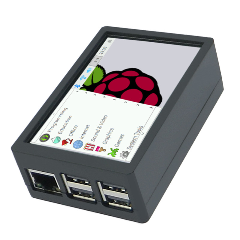 RPi4 3.5 inch 125MHz SPI TFT LCD Display Touch Screen + ABS Case For Raspberry Pi 4 Model B 3B+: For Pi3