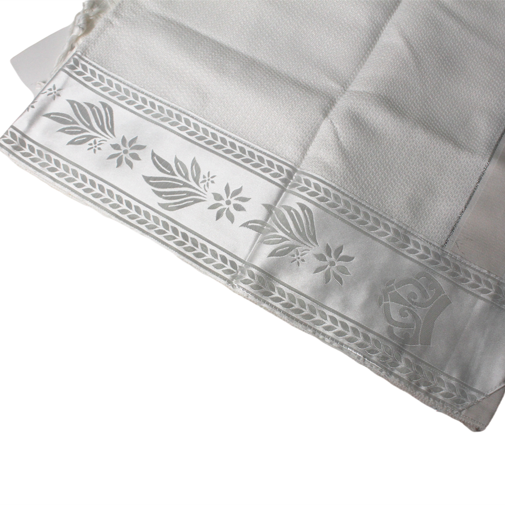 Chal mesiánico Tallit para oración judía, bufanda blanca Hanukkah con bolsa de 120x160cm, envolturas de Talis religiosos, de Israel