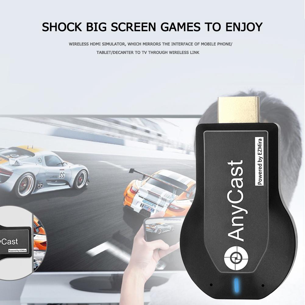 2.4G + 5GUniversal M2 Plus HDMI TV Stick Miracast AirPlay DLNA sans fil WiFi affichage Dongle récepteur pour iOS Android MacOS Windows