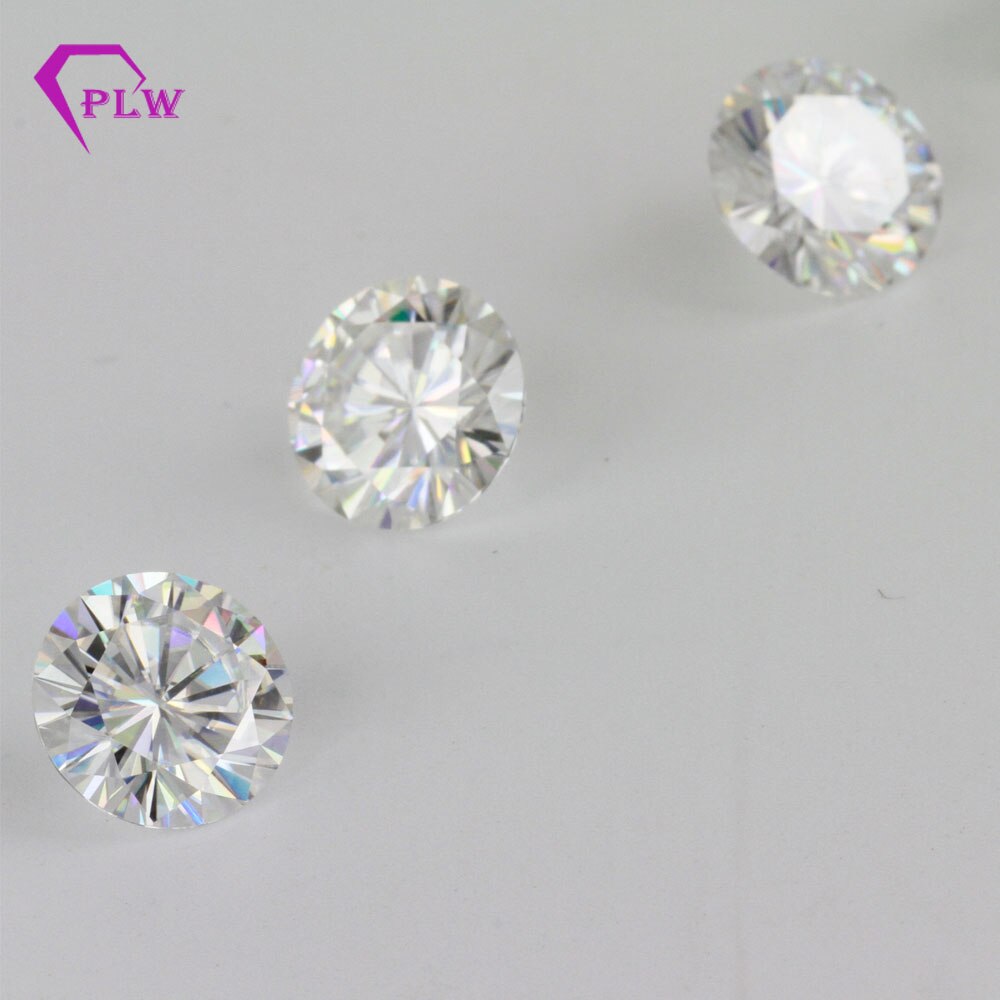 EF kleur 5.5mm 0.6ct VVS duidelijkheid vorm ronde briljant uitstekende cut Moissanite of mozanit voor diament sieraden