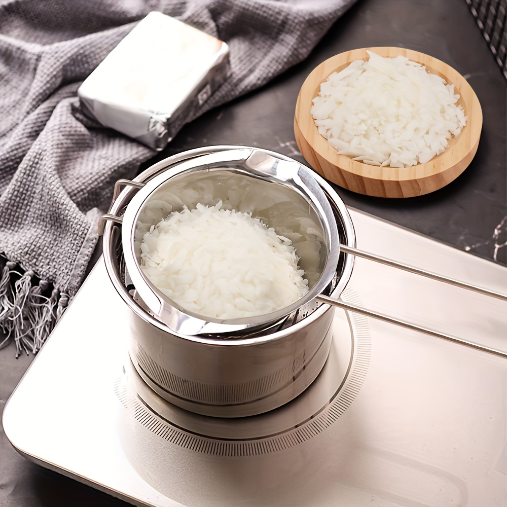 BlingFun Candle Making Kit with Melting Pot, Wicks, Wooden Wicks, Wick stickers, and Wick Holders