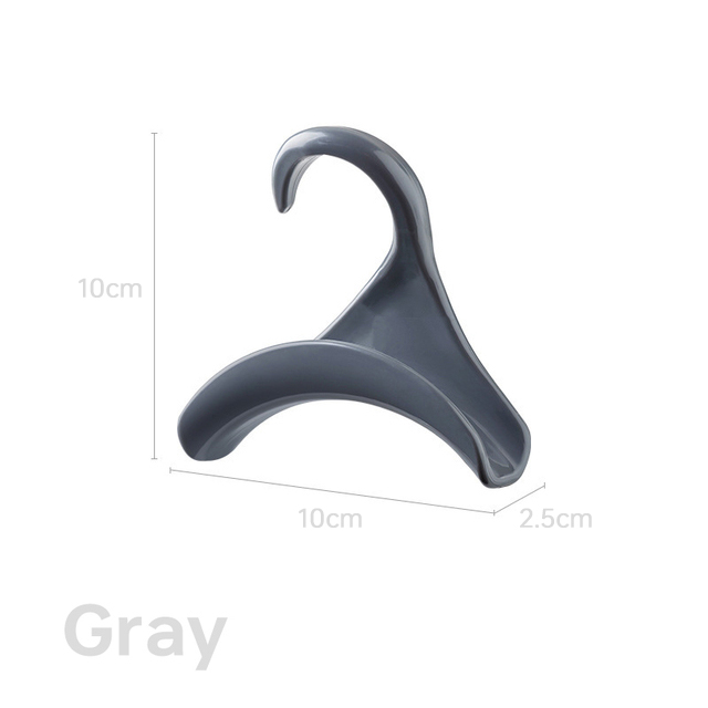 Neue Ins Bogen Tasche Aufhänger Haken Kleiderschrank Rack Mehrzweck Schrank Tuch Handtasche Halter Haken Hängen Lagerung Rack Hut Schals regal: Licht Grau