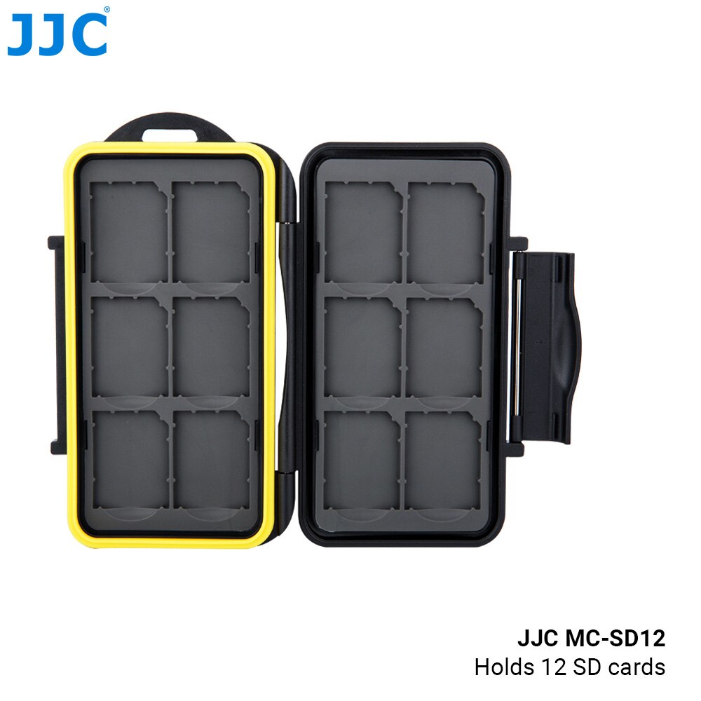Jjc Waterdichte Sd Microsd Card Case Houder Hard Case Storage Box Voor Sd/Sdhc/Sdxc/Micro Sd/Tf Card Container Voor Dslr &amp; Computer: MC SD12