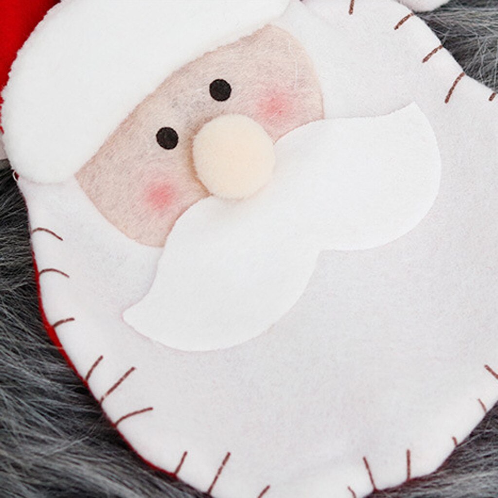 Dorp Xmas Bestek Zak Servies Zakken Vorken Cover Sneeuwpop Kerstman Elanden Christmas Party Decoratie Voor Kinderen