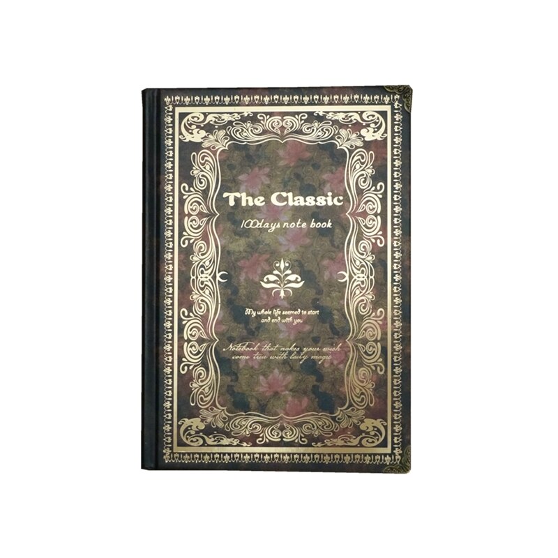 64k små fickor vintage anteckningsbok handomslag magiska trollformler fickor bok planerare journal resenär anteckningsblock