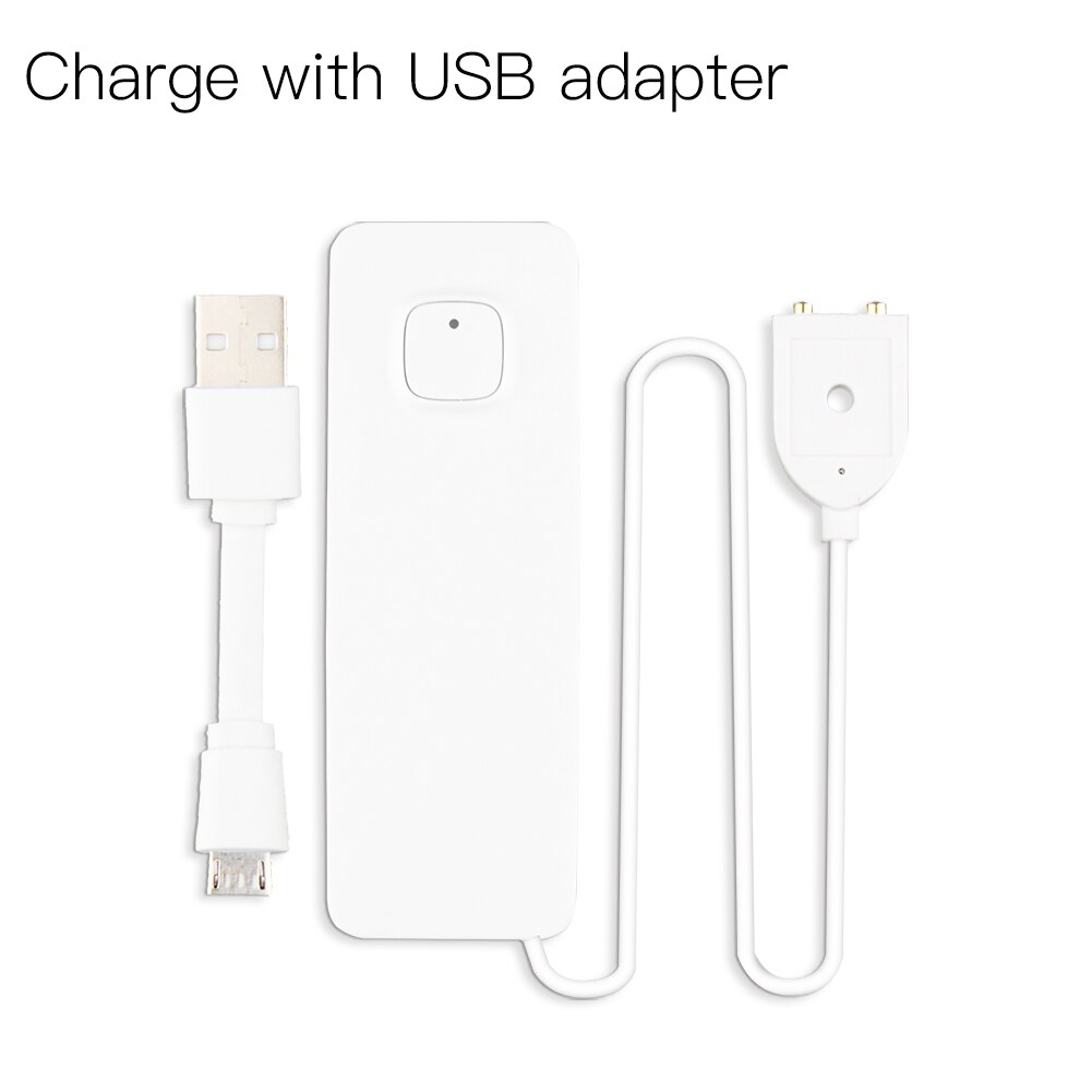 Wifi smart oversvømmelsessensor vandlækagedetektor oversvømmelsesalarm sikkerhedsalarmsystem tuya/smart life app fjernbetjening: Med usb