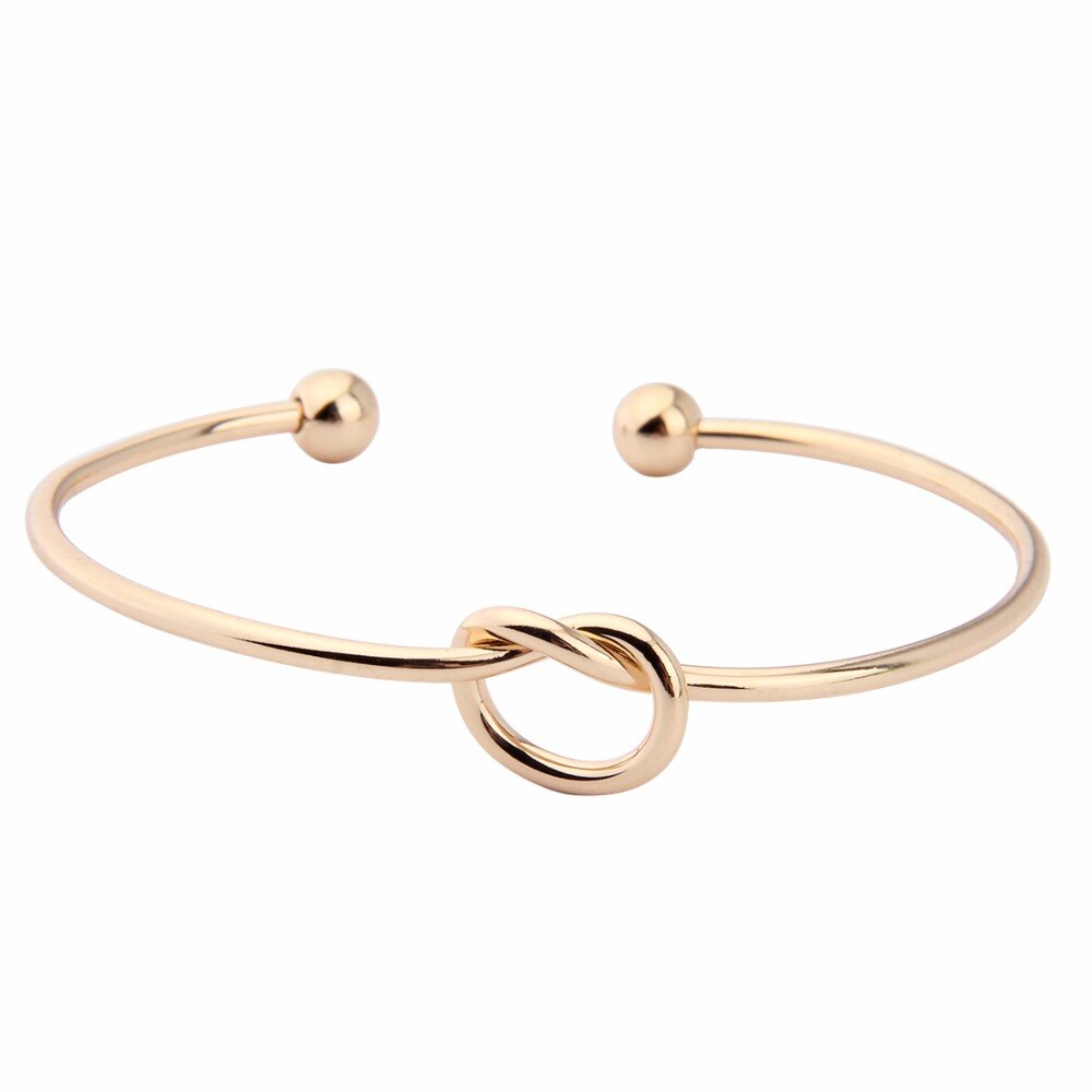 4 color of gold bracelet Women metal bangle bracelet Bracelet girl a birthday Jewelry: Gold-color