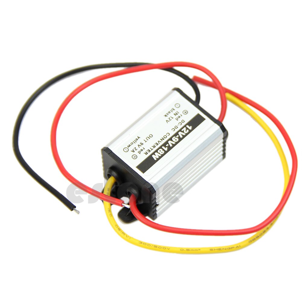 Convertidor de CC a CC, 12V a 9V, a prueba de agua