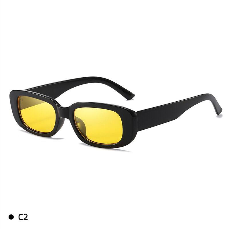 Kleine Frame Rechthoek Zonnebril Dames Outdoor Wandelen Zonnebril Vrouwen Mode Brillen Uv400 Gafas De Sol: Paars