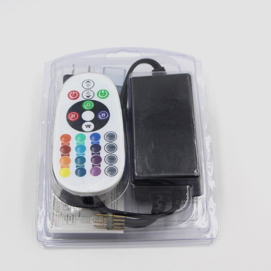 28key LED Strip IR Remote controller AC 220V 240V RGB SMD 5050 3528 dimmer LED strip light IR Remote controller with EU Plug