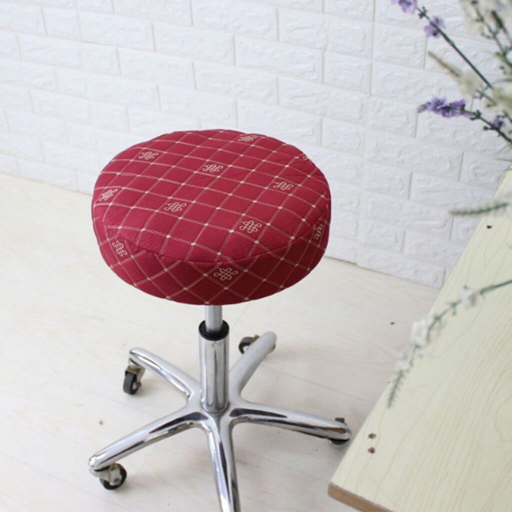 15-16inch 40cm Stretch Round Bar Stool Cover Chair Cushion Pad Sleeve Cover 6 Colors Available