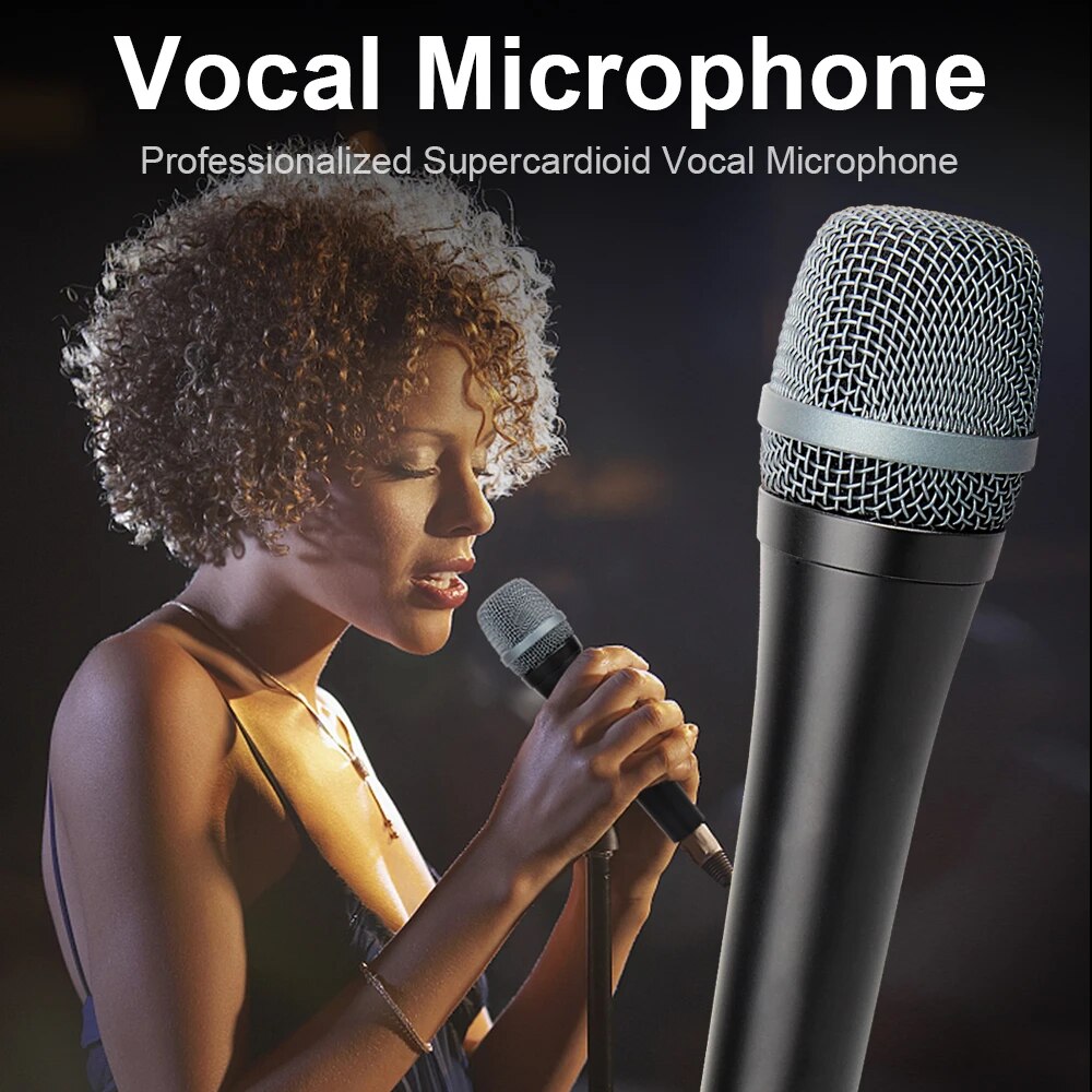 E945 Bedrade microfoon Dynamische instrumentmicrofoon Professionele Veelzijdigheid voor live optredens en opnemen