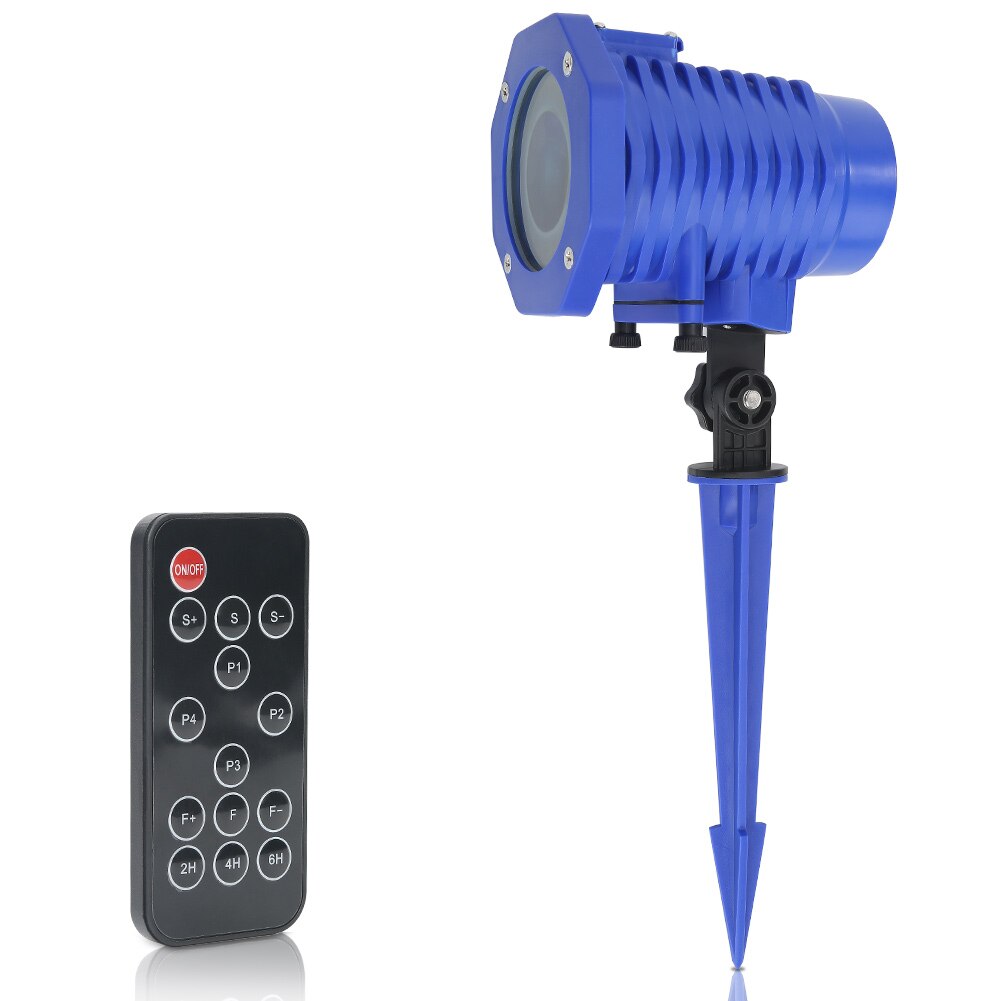 8 patterns LED Landscape Projector Lamp Moving Spotlight For Christmas Halloween Wedding Party Birthday RGB Outdoor Spotlights