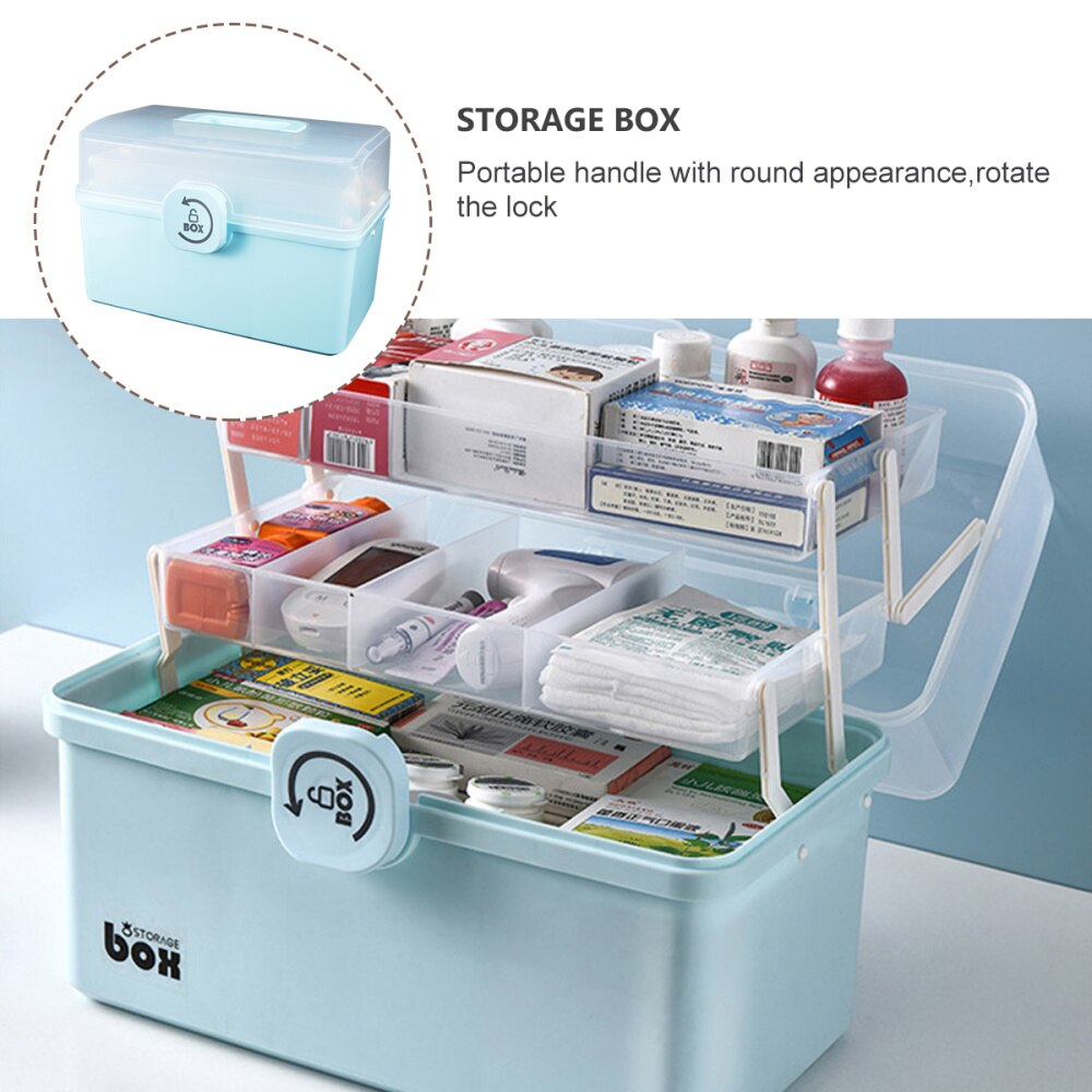 1 Pc Medicine Storage Organizer Medicine Box Medic... Grandado