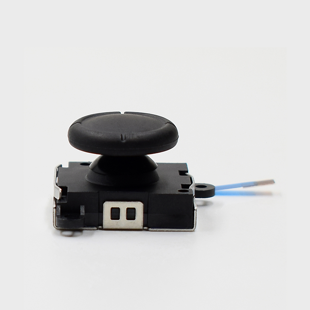 3D Analog Joystick Thumb Stick For Nintend Switch Joy Con Controller Sensor Replacements Parts Accessorie Module Repair Kit Tool: Black