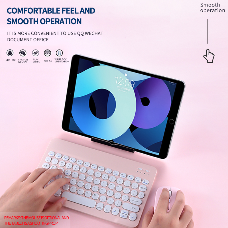 Para apple ipad huawei samsung xiaomi lenovo teclado universal rato combinação teclado mágico para tablet ios android windows pad