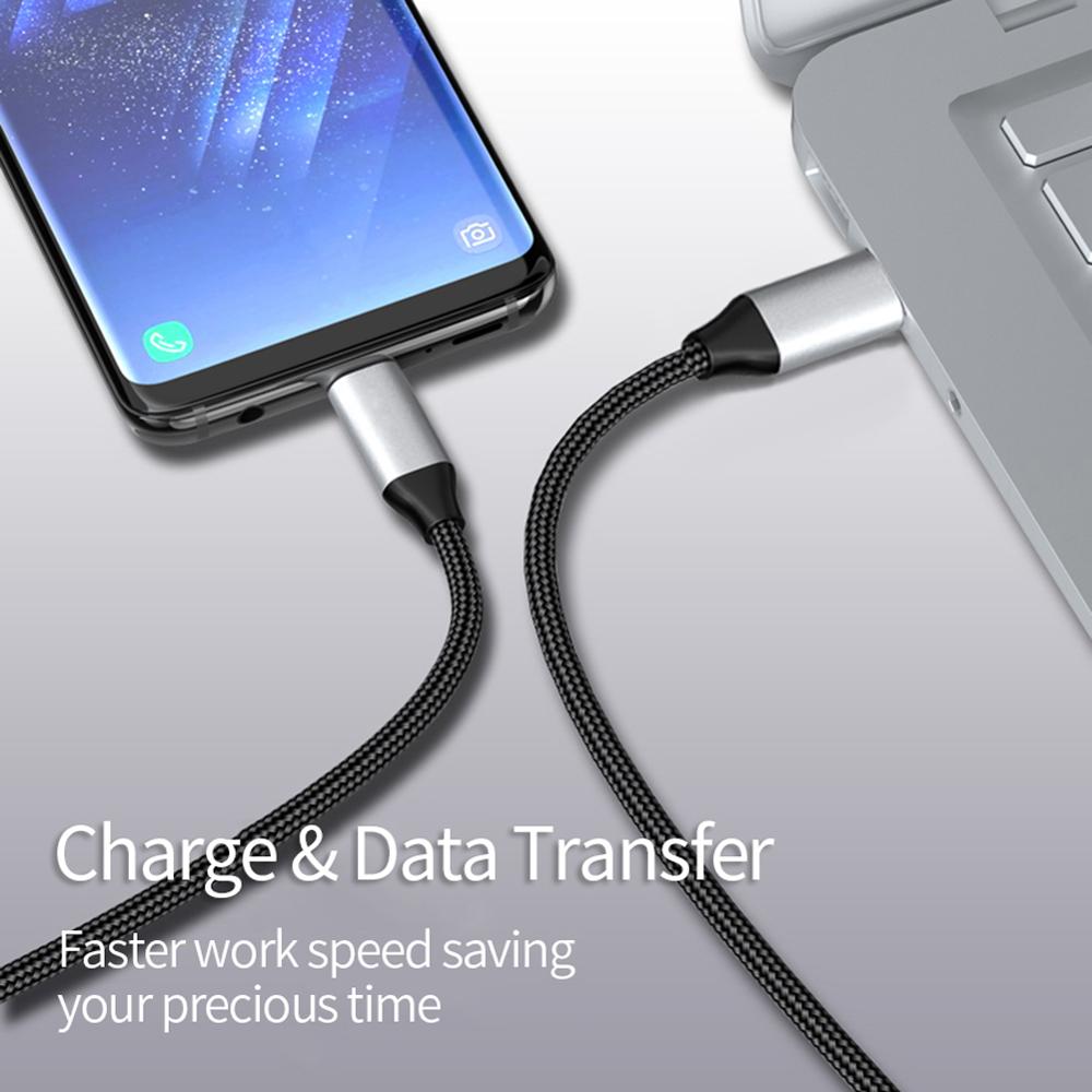 USB C zu USB C Typ C Kabel Stecker-stecker 3A PD Schnelle Lade Daten Ladegerät Kabel