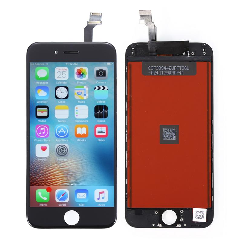 LCD Display Touch Digitizer Screen Assembly For iPhone 6 Touch Screen Replacement For iPhone 6 LCD Screen Digitizer Replacements: black without tools