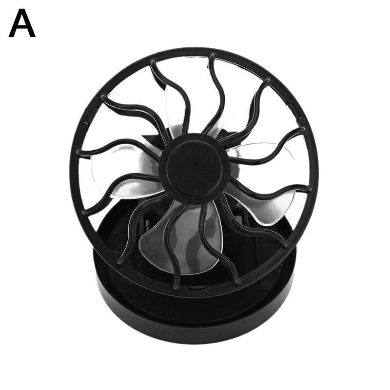 Solar Fan Mini Solar Powered Clip Fan Mountain Climbing Camps,Wilderness Survival,Summer Must-have Hat Cap Cooling: round base 
