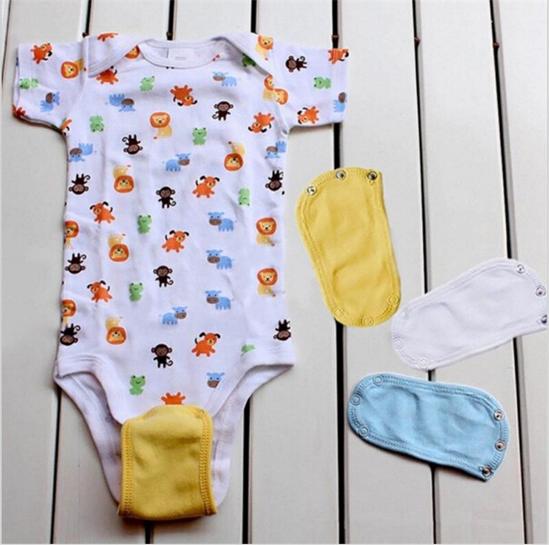 1 stuk baby romper kruisverlenger kind eendelig bodysuit verlenger babyverzorging 13*9cm 4 kleuren