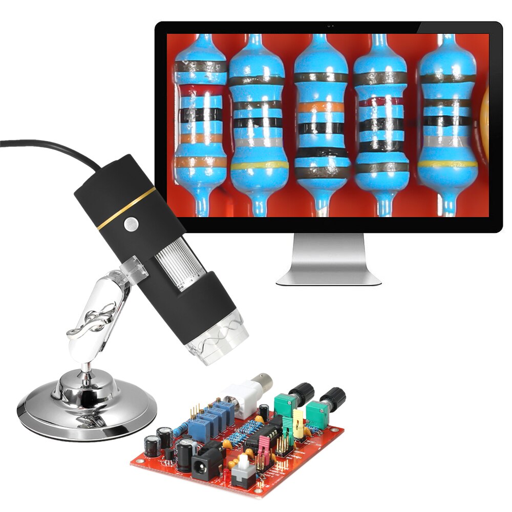 1000X USB Mikroskop Digital Mikroskop mit OTG Funktion Kamera Endoskop 8-LED Licht Lupe Lupe mit Ständer