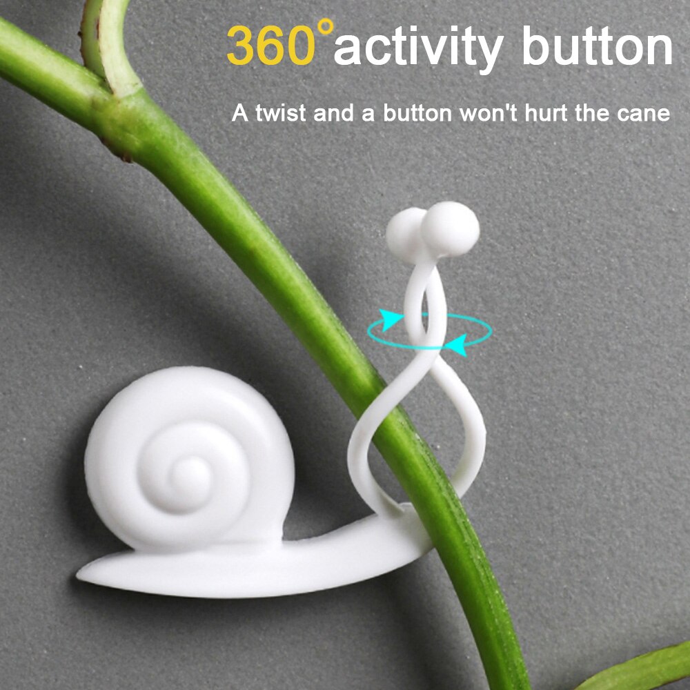 Slak Vorm Plant Enten Clips Groenten Gebonden Bloemen Holder Haken Tak Holding Wijnstok Fixatie Tuingereedschap 10 Stks/set