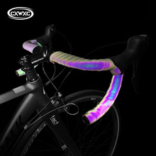 PU + EVA Racefietsen Fiets licht veranderen Stuurlint Riem Dimmen Reflecterende Band Riem Riem Met Kleurverloop- veranderende Bike