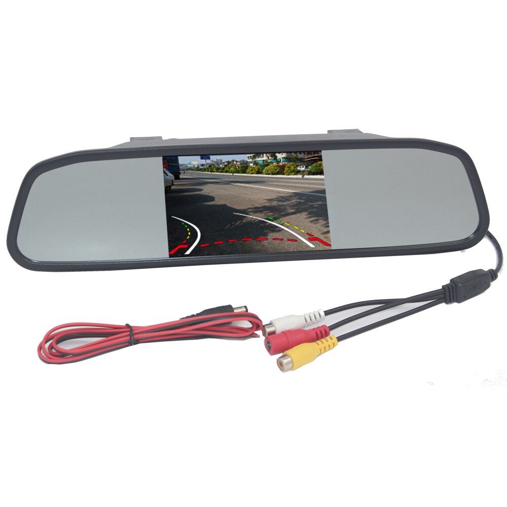 4.3 Inch Tft Lcd-kleurenscherm Display Parking Rear Auto Spiegel Hd Auto Monitor Voor Achteruitrijcamera Nachtzicht omkeren