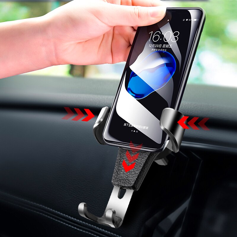 Universal Adjustable Phone Holder Car Air Vent Gravity Mount Cradle Stand Holder Lazy Mobile Phone holder For iphone Huawei