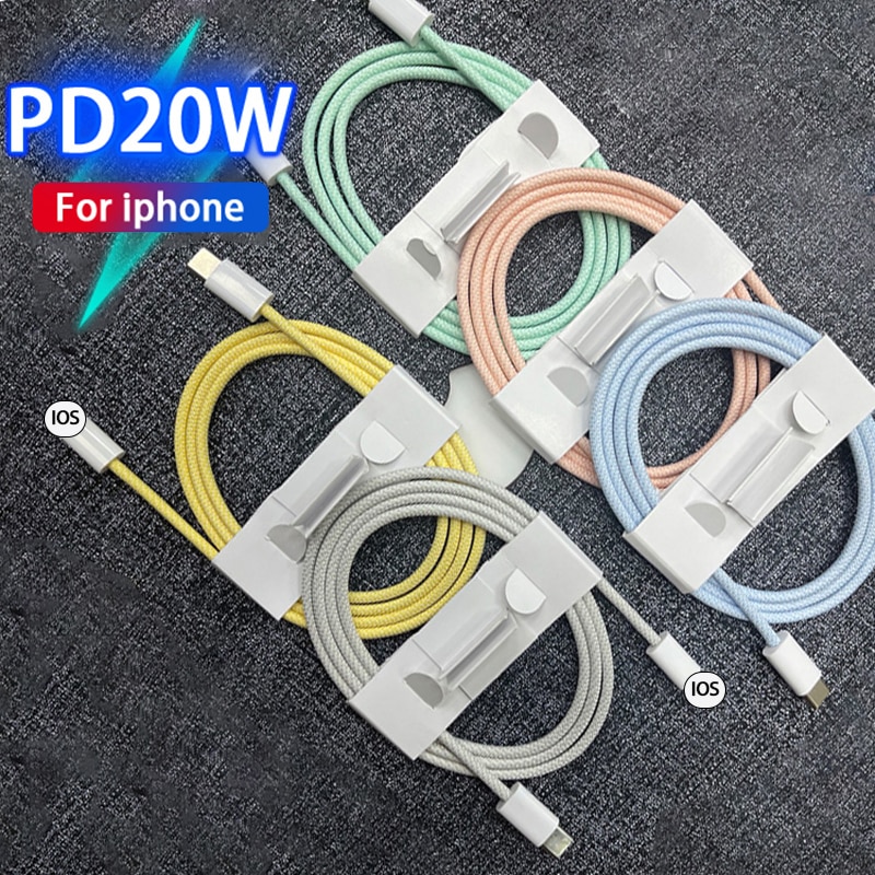 20w- pd-usb-c-kabel für iphone 13 Profi max, schnelllade-usb-c-kabel für iphone 12 Mini Profi max, daten-usb-typ-c-kabel