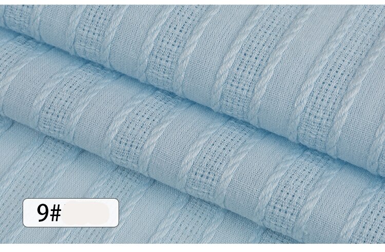 Enfärgat bomullstyg för babysängkläder textil lapptäcke diy handgjort sömnadstyg material: 9 / En meter
