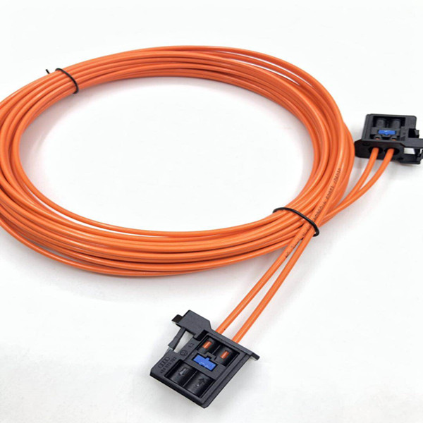 MOST fiber optic cable 100% optical fiber cable most cable Bluetooth car GPS car fiber cable: black