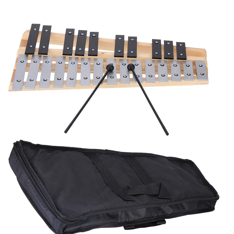 25 Note Glockenspiel Xylofoon Educatief Musical Slaginstrument Met Draagtas