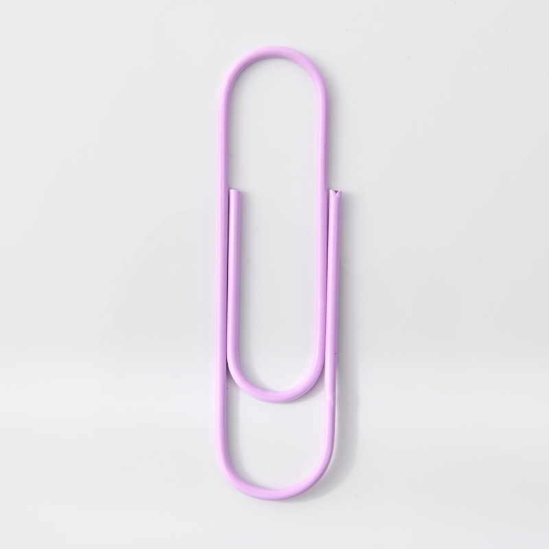 6 szt. Bardzo duży spinacz robić papieru 10 cm 4 cale różne kolory landara duże spinacze biurowe, gigantyczne duże spinacze robić dokumentów dziennika: Lawenda