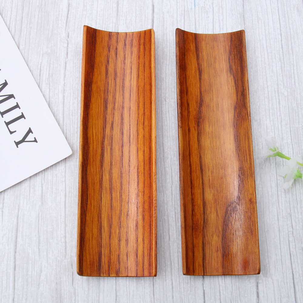 5Pcs Wooden Storage Tray Tea Tray Jewelry Organizer Simple Woode Towl Tray Serving Plate for Home