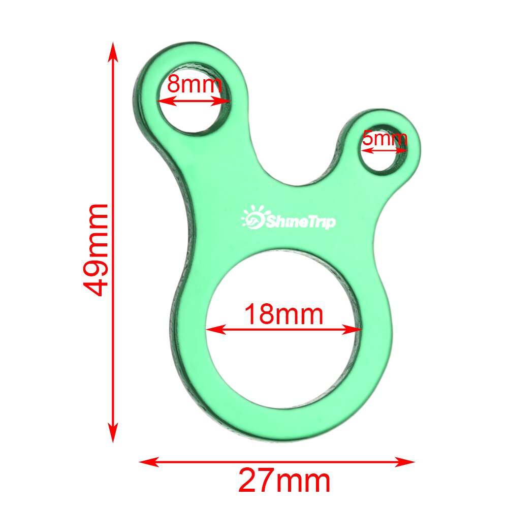 Hebilla de cuerda ajustable para tienda de campaña, Tensor de cuerda de 5 piezas, estilo Caracol, con nudo rápido, para acampar al aire libre y senderismo