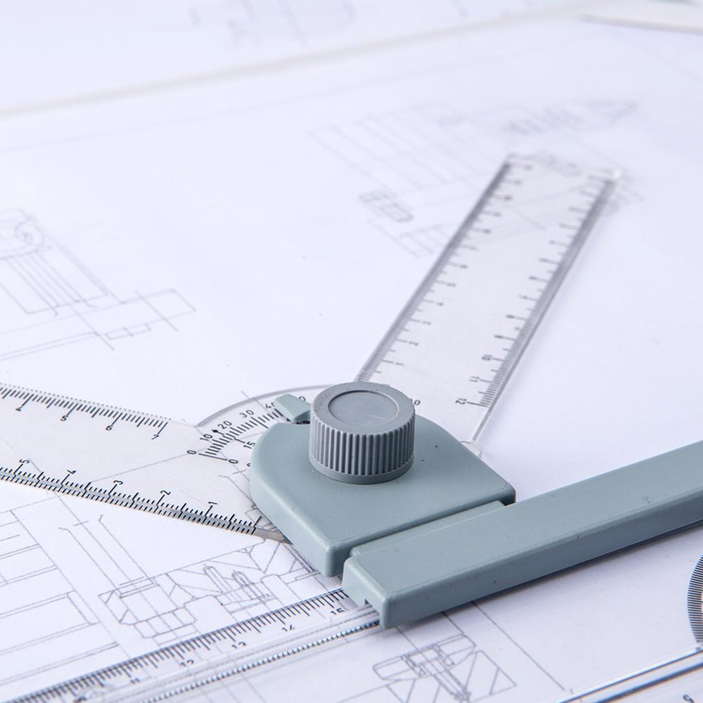Drawing Board A3 Draft Painting Board with Parallel Rulers Corner Clips Head-lock Adjustable Angle Art Draw Tools