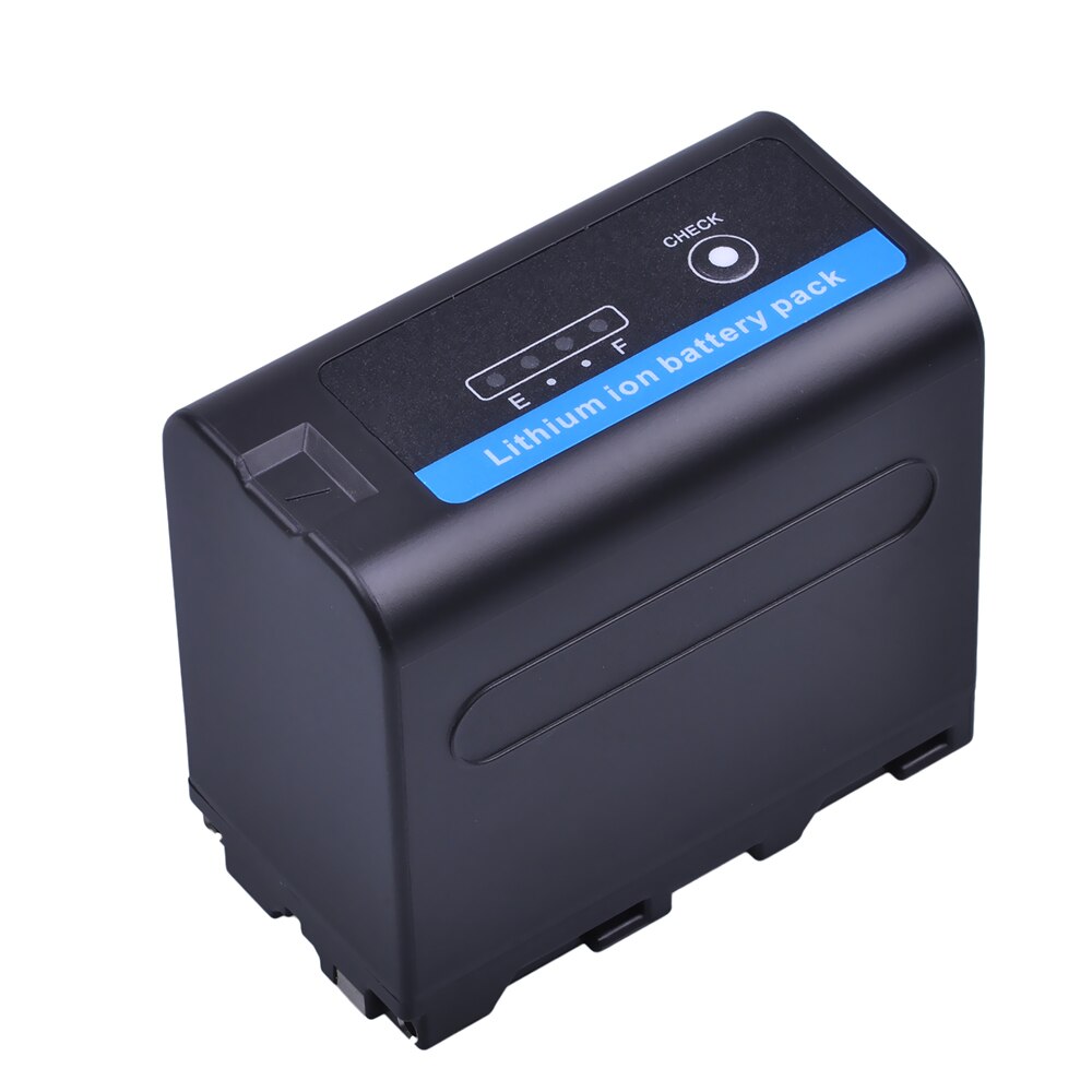 2 pièces 7.2 V 7200 mAh NP-F970 NP-F960 Batterie Appareil Photo avec alimentation LED Indicateur pour Sony NP-F960 NP-F970 Batterie NP F960 Batteria