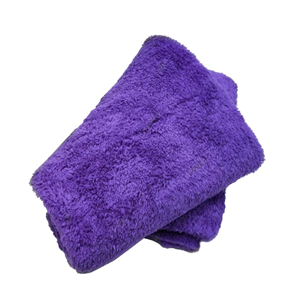 Premium Microfiber Car Cleaning Cloth Super Absorbent Towel Ultra Soft Car Washing Drying Towel Car Styling Car Washing Care: Purple